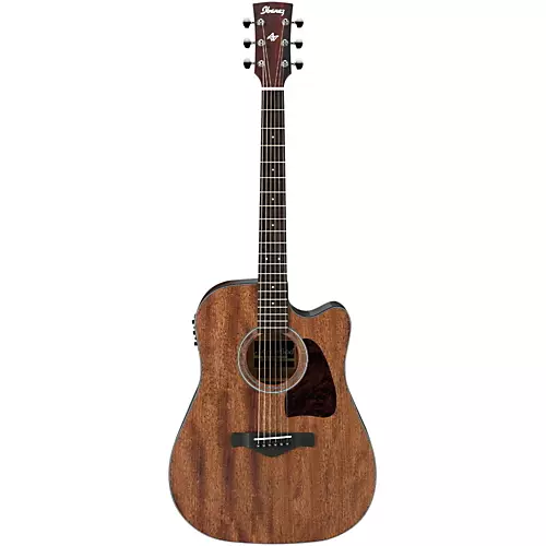 Ibanez AW54CEOPN Artwood Dreadnought Acoustic-Electric Guitar Open Pore Natural - musicians--Friend