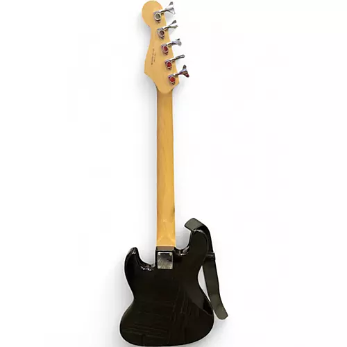 Used 2019 Squier Affinity Jazz Bass V 5 String black Electric Bass Guitar black - musicians--Friend