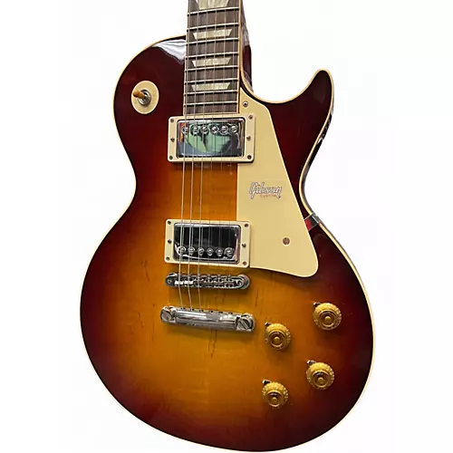 Used Gibson Custom '58 LP Standard Sunburst Solid Body Electric Guitar Sunburst - musicians--Friend