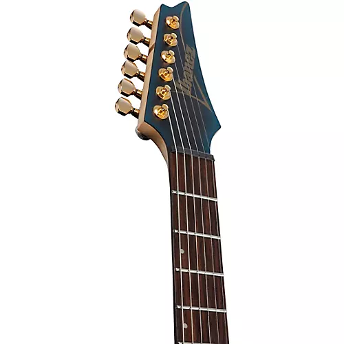 Ibanez SML721 S Axe Design Lab Multi-Scale Electric Guitar Midnight Arctic Ocean Matte - musicians--Friend