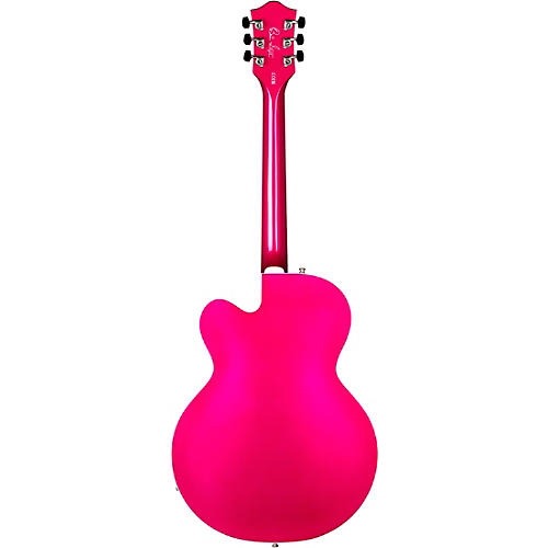 Gretsch Guitars G6120T-HR Brian Setzer Signature Hot Rod Hollowbody With Bigsby Magenta Sparkle - musicians--Friend