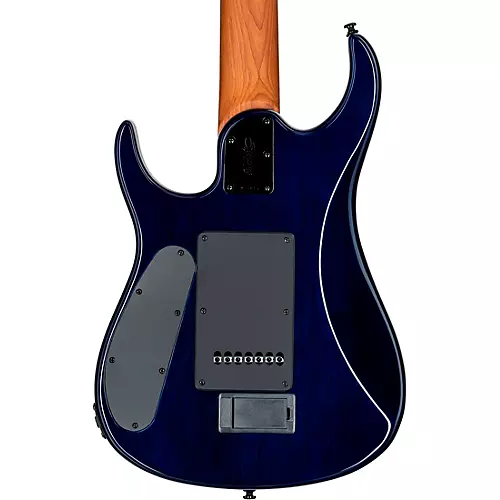 Sterling by Music Man JP157D John Petrucci Signature With DiMarzio Pickups 7-String Electric Guitar Blood Orange Burst - musicians--Friend