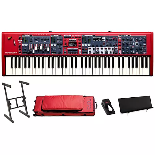 Nord Stage 4 Compact 73-Key Keyboard Travel Bundle - musicians--Friend