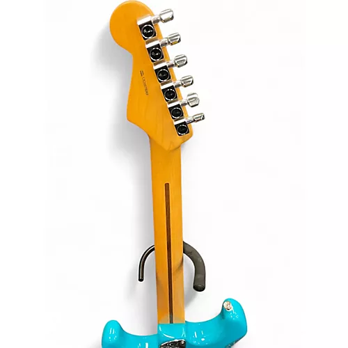 Used Fender USA P rofessional II Stratocaster Miami Blue Solid Body Electric Guitar Miami Blue - musicians--Friend