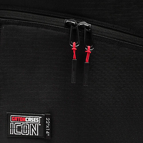 Gator Icon Bass Drum Bag 18 x 16 in. Black - musicians--Friend