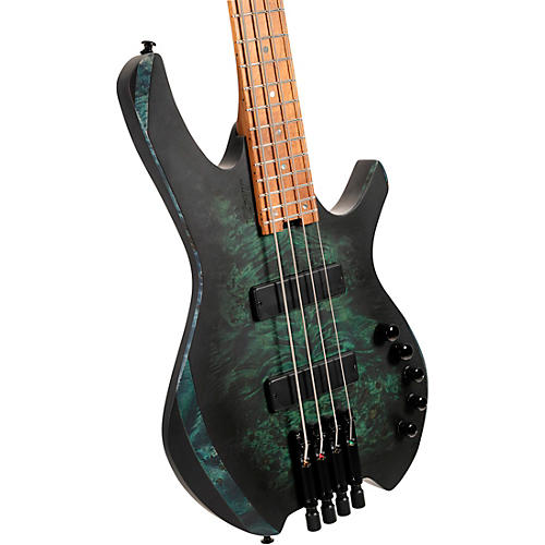 Cort Space 4 Artisan Headless Electric Bass Star Dust Black - musicians--Friend