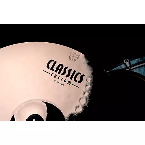 MEINL Classics Custom Thin Crash Brilliant Cymbal 18 in. - musicians--Friend