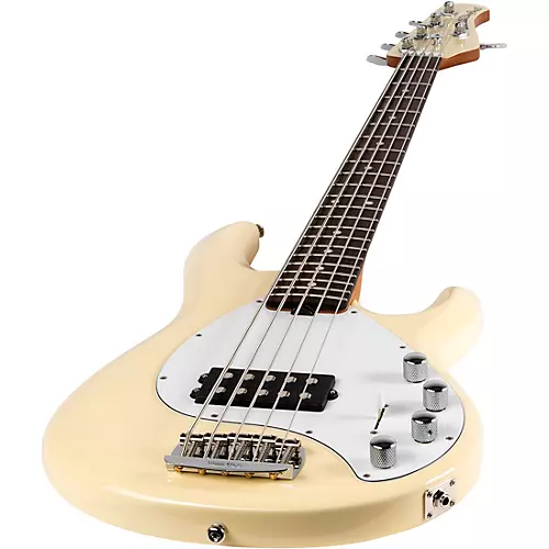 Ernie Ball Music Man StingRay5 Special H 5-String Electric Bass Guitar Black and Chrome - musicians--Friend
