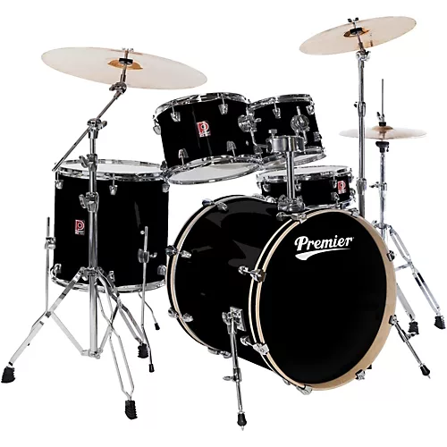 Open-Box Premier Powerhouse Stage 20 5-Piece Shell Pack Condition 1 - Mint Black - musicians--Friend
