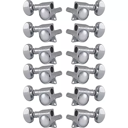 Grover Mid-Size Locking Rotomatics 406 Series Tuning Machines Gold 6-in-line - musicians--Friend
