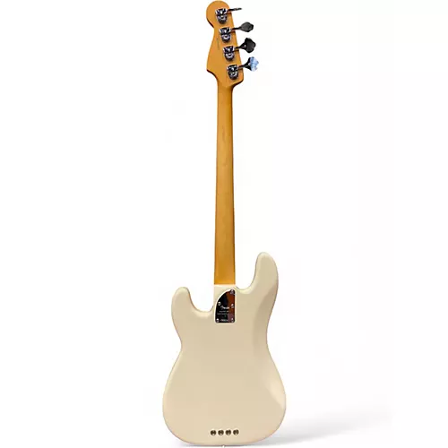 Used 2024 Fender American Professional II Precision Bass Olympic White Electric Bass Guitar Olympic White - musicians--Friend