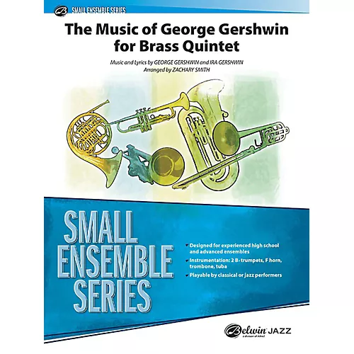 Alfred The Music of George Gershwin for Brass Quintet Concert Band Grade 3 Set - musicians--Friend