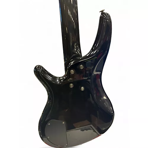 Used Ibanez 1990s MIJ SR885 Black Electric Bass Guitar Black - musicians--Friend