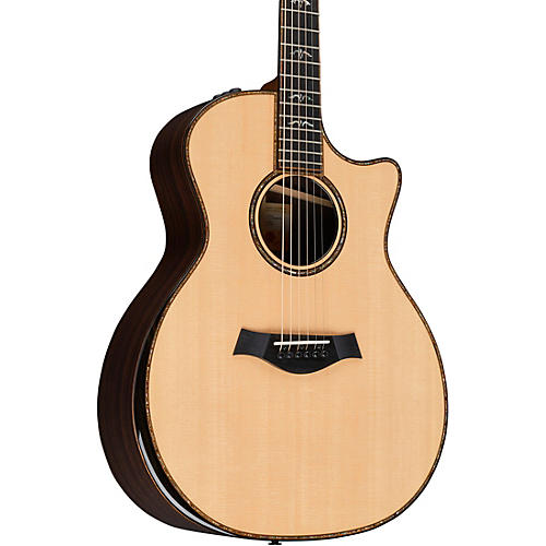 Taylor 914ce V-Class Grand Auditorium Acoustic-Electric Guitar Natural - musicians--Friend
