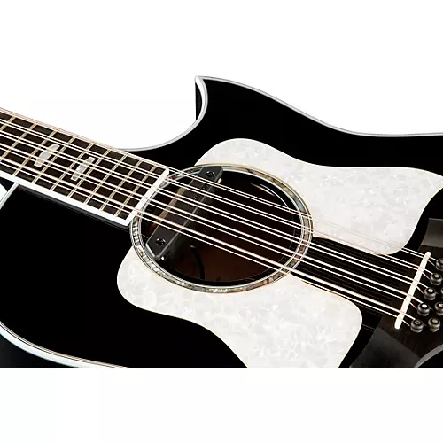 Taylor 657ce 10-String Grand Pacific Acoustic-Electric Bajo Quinto Black - musicians--Friend
