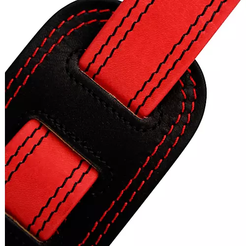RICHTER Springbreak I Nappa Guitar Strap Black/Violet 2.75 in. - musicians--Friend