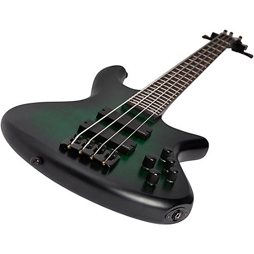 Schecter Guitar Research Stiletto Studio-4 Electric Bass Guitar Ocean Blue Burst - musicians--Friend