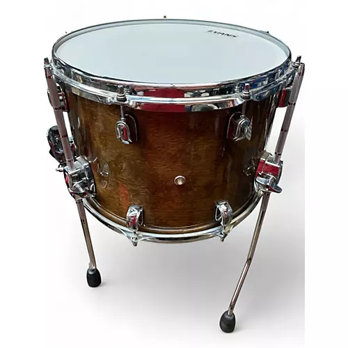 Used TAMA 14X10 S.L.P. Duo Birch Transparent Mocha Drum Transparent Mocha 217 - musicians--Friend
