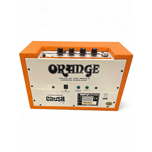 Used Orange Amplifiers stereo micrro crush Battery Powered Amp - musicians--Friend