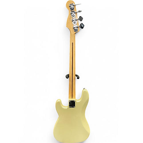 Used Fender Blacktop Precision Bass White Chrome Electric Bass Guitar White Chrome - musicians--Friend