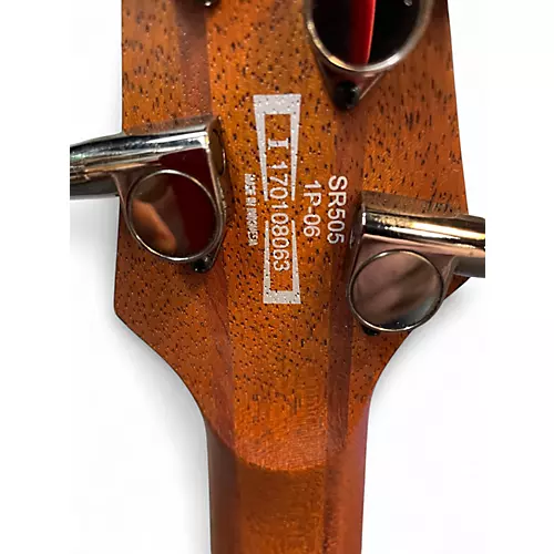 Used Ibanez SR505 5 String Worn Brown Electric Bass Guitar Worn Brown - musicians--Friend