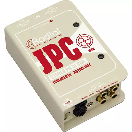Radial Engineering JPC Stereo PC DI Box - musicians--Friend
