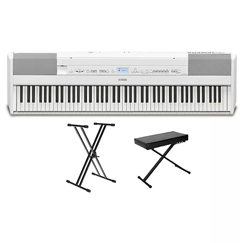Yamaha P-525 88-Key Digital Piano Package White Beginner Package - musicians--Friend