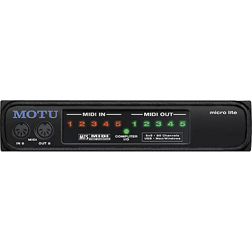 MOTU micro lite USB MIDI Interface - musicians--Friend