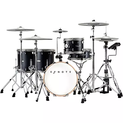 EFNOTE 5X Acoustic Designed Electronic Drum Set Black Oak Wrap - musicians--Friend
