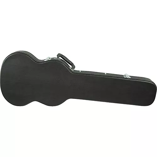Musician's Gear Deluxe SGS Solid-Guitar-Style Hardshell Case Black - musicians--Friend
