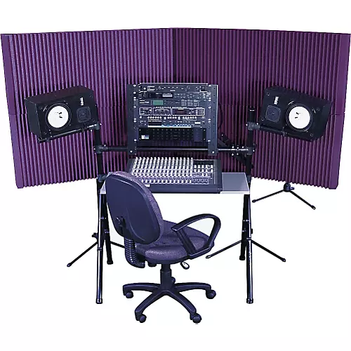 Auralex MAX-Wall 420 Portable Acoustic Treatment System (4-Pack) Purple - musicians--Friend