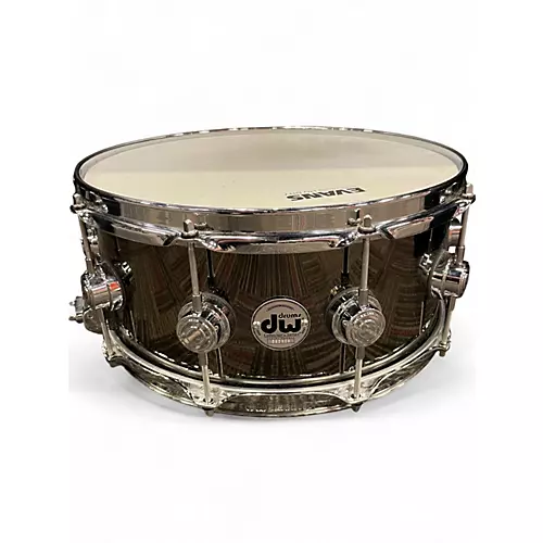 Used DW 14X6.5 Collector's Series Snare BLACK NICKEL Drum BLACK NICKEL 213 - musicians--Friend