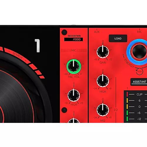 Hercules DJ DJControl Inpulse 500 Limited-Edition 2-Channel DJ Controller With Carry Case Red - musicians--Friend