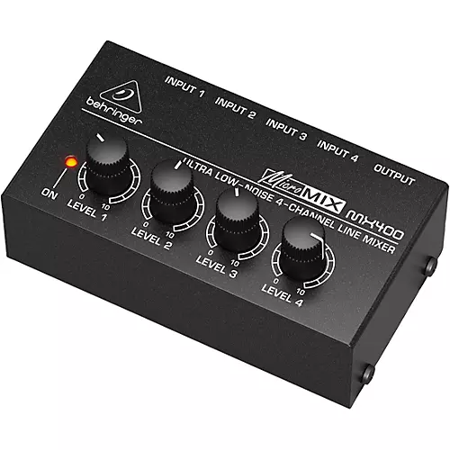 Behringer MicroMIX MX400 4-Channel Line Mixer - musicians--Friend