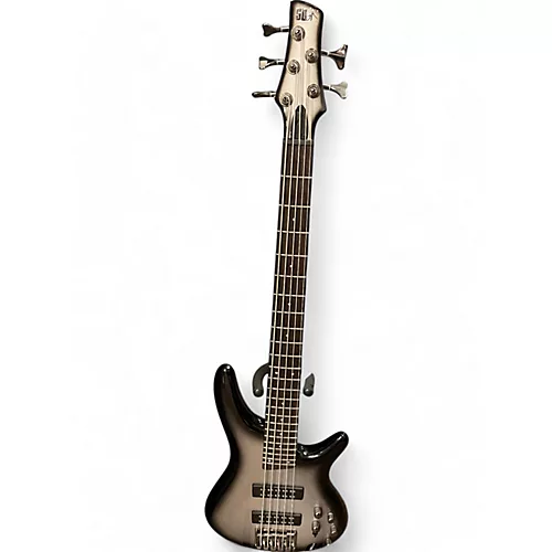 Used Ibanez SR305 5 String Silverburst Electric Bass Guitar Silverburst - musicians--Friend