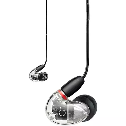 Shure AONIC 5 Sound Isolating Earphones Crystal Clear - musicians--Friend