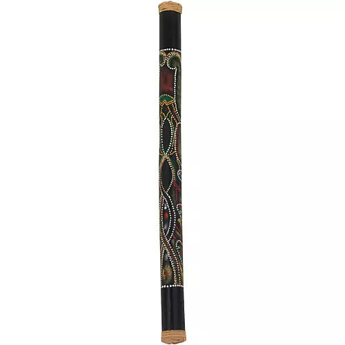 Pearl 32 in. Bamboo Rainstick in Hand-Painted Hidden Spirit Finish - musicians--Friend
