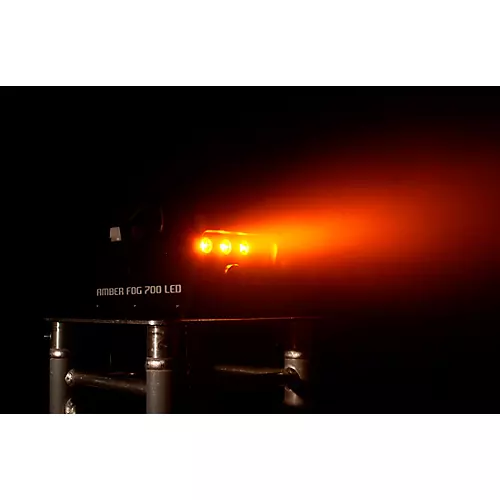 Eliminator Lighting Amber Fog 700 A 700 Watt Fog Machine With Amber LED's To Illumitae The Fog - musicians--Friend