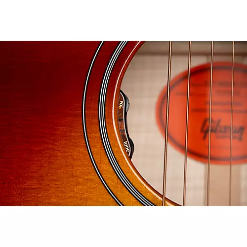 Gibson Hummingbird Standard 5A Flame Limited-Edition Acoustic-Electric Guitar Autumn Burst - musicians--Friend
