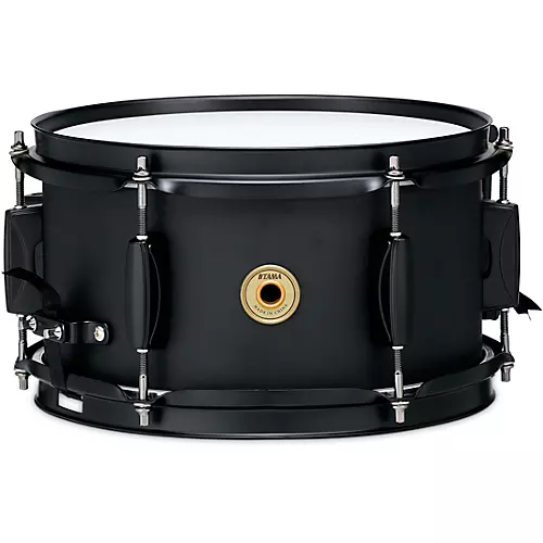 TAMA Metalworks Steel Snare Drum with Matte Black Shell Hardware 14 x 6.5 in. - musicians--Friend