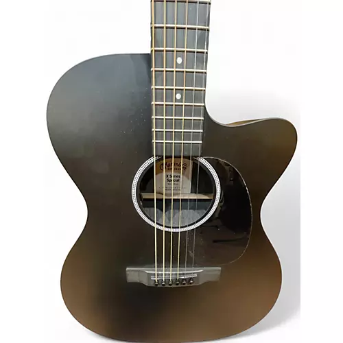 Used Martin 000CX1E Custom Black Acoustic Guitar Black - musicians--Friend