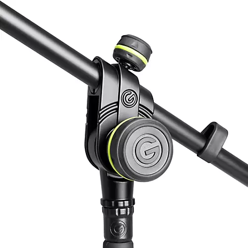 Gravity Stands Short Microphone Stand With Round Base And 2-Point Adjustment Telescoping Boom - musicians--Friend