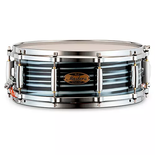 Pearl Masters Maple Pure Snare Drum 14 x 6.5 in. Black Oyster Swirl - musicians--Friend