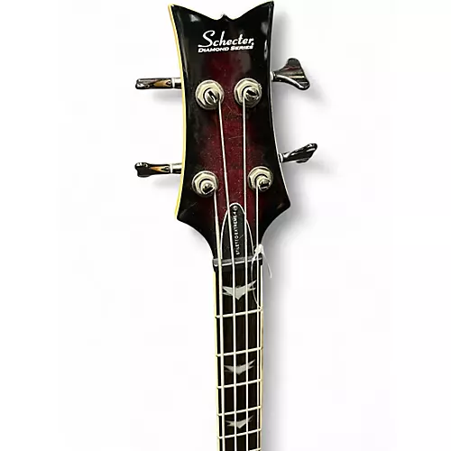 Used 2020s Schecter Guitar Research Stiletto Extreme 4 String 2 Tone Sunburst Electric Bass Guitar 2 Tone Sunburst - musicians--Friend