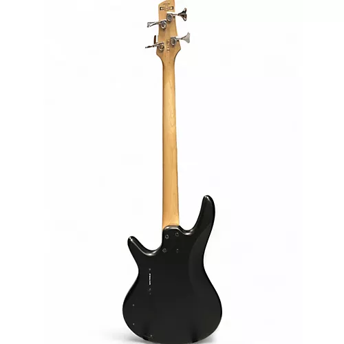 Used Ibanez SRMD200 Black Electric Bass Guitar Black - musicians--Friend