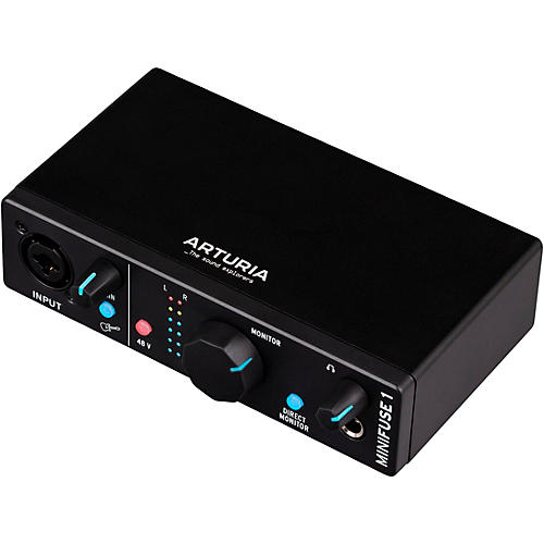 Arturia MiniFuse 1 USB Audio Interface, Black - musicians--Friend