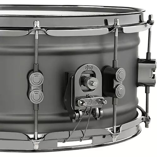 PDP by DW Concept Series Gun Metal Over Steel Snare Drum With Black Nickel Hardware 14 x 6.5 in. - musicians--Friend
