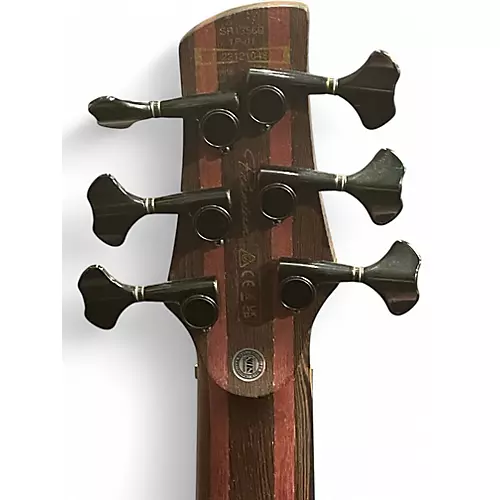 Used Ibanez SR1356B Brown Electric Bass Guitar Brown - musicians--Friend