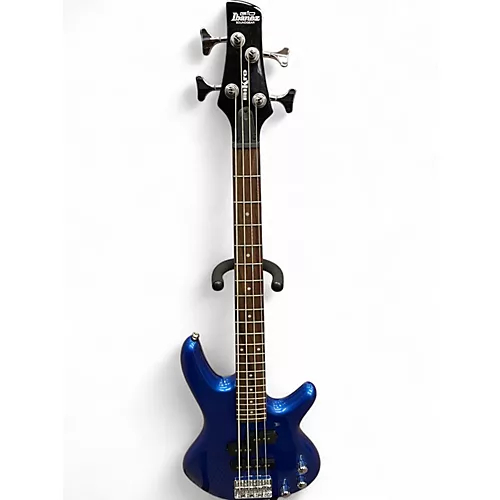 Used Ibanez  GSRM20 Short Scale Starlight Blue Electric Bass Guitar Starlight Blue - musicians--Friend