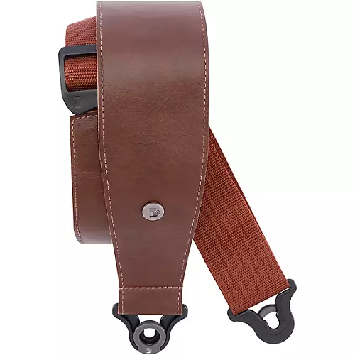 D'Addario Comfort Leather Auto Lock Guitar Strap Black 3 in. - musicians--Friend